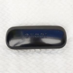 Gucci Black Leather Suede Sunglasses Case